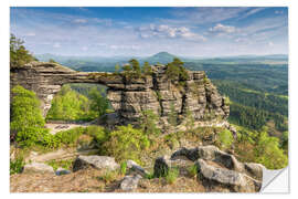 Selvklæbende plakat Prebischtor Saxon-Bohemian Switzerland