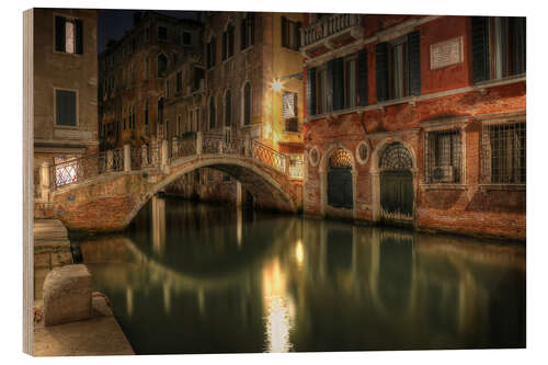 Quadro de madeira Venice   PONTE DE LA CORTESIA