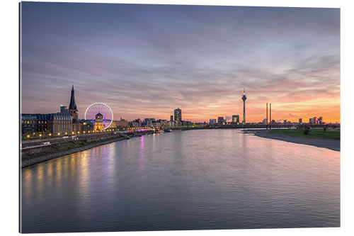 Gallery print Dusseldorf Skyline, Germany