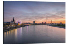 Magnettafel Düsseldorf Skyline