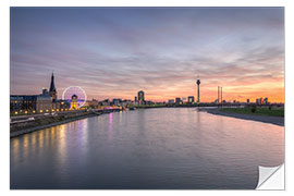 Naklejka na ścianę Dusseldorf Skyline, Germany