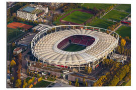 Aluminiumsbilde Arena in Stuttgart