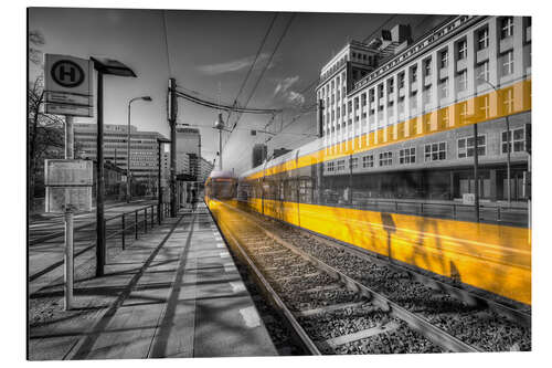 Aluminiumsbilde Berlin Tram