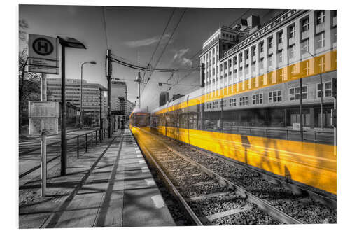 Foam board print Berlin Tram