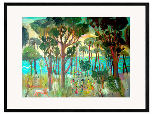 Framed art print Fiesta in Rio