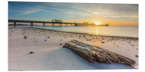 Foam board print Sunrise in Kellenhusen