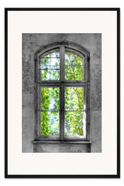 Gerahmter Kunstdruck Fenster Hoffnung