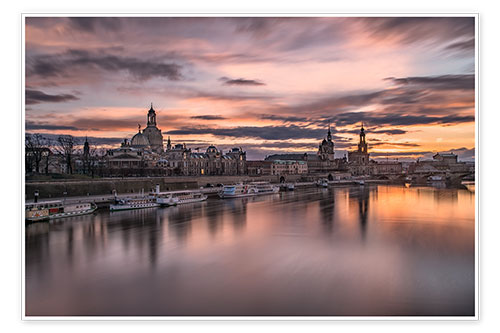 Póster sunset Dresden