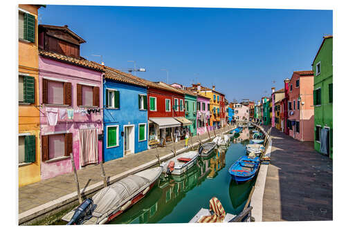 Foam board print Fishing village of Burano