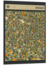 Cuadro de aluminio MILAN MAP