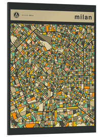 Quadro em plexi-alumínio MILAN MAP