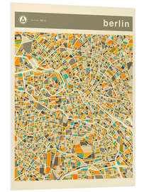 Quadro em PVC Berlin City Map IV