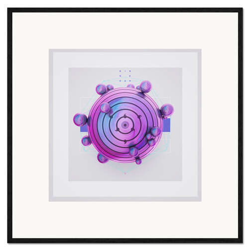 Gerahmter Kunstdruck rinnegan