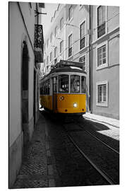 Aluminium print Lisbon Tram