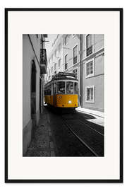 Gerahmter Kunstdruck Lisbon Tram