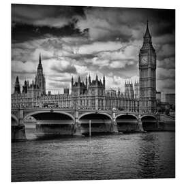 PVC-tavla LONDON Houses of Parliament &amp; Westminster Bridge