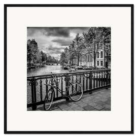 Impresión de arte enmarcada AMSTERDAM Emperors Canal