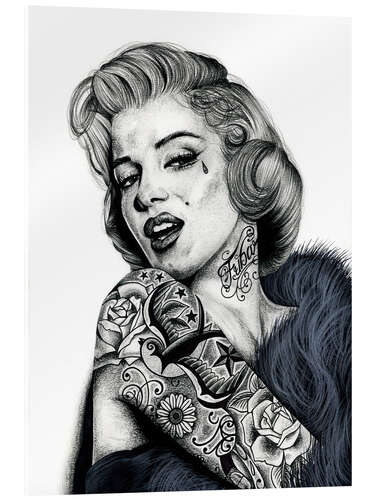 Acrylglasbild Marilyn Monroe