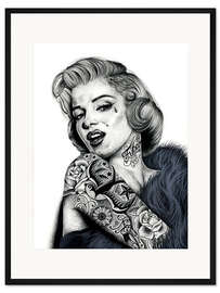 Gerahmter Kunstdruck Marilyn Monroe