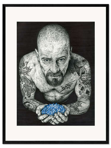 Gerahmter Kunstdruck Heisenberg
