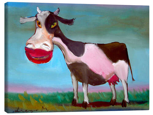 Canvas print Snazzy cow