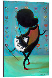 Magnettafel Tanzendes Piano