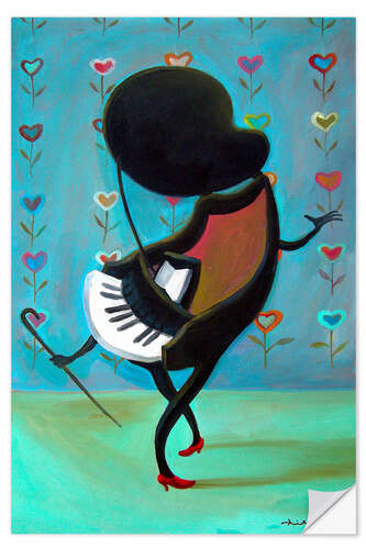 Wall sticker Dancing Piano