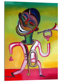 Gallery print Jazz trumpeter