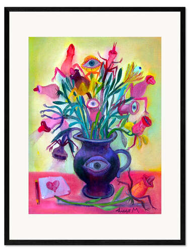 Framed art print Fantastic bouquet