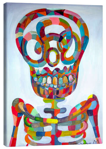 Canvastavla Pop Art Skeleton