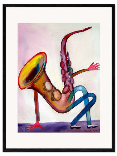 Framed art print Jazz dancer