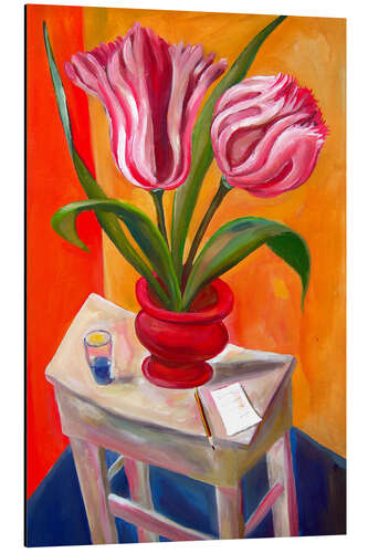 Aluminium print Great tulips