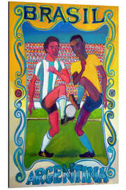 Magnettafel Brasilien - Argentinien VI