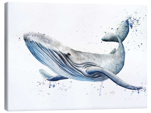 Tableau sur toile Baleine