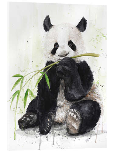 Tableau en verre acrylique Panda