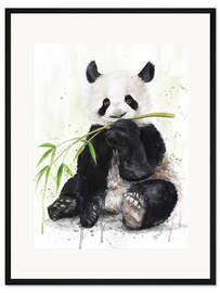 Gerahmter Kunstdruck Panda