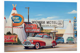 Hartschaumbild Wigwam Motel