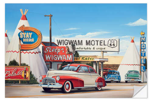 Sticker mural Wigwam Motel