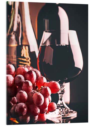 Acrylic print Noble grape