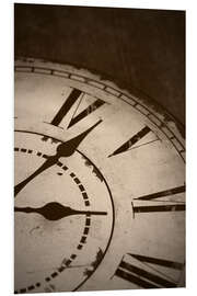 Hartschaumbild Bild einer alten Vintage-Uhr