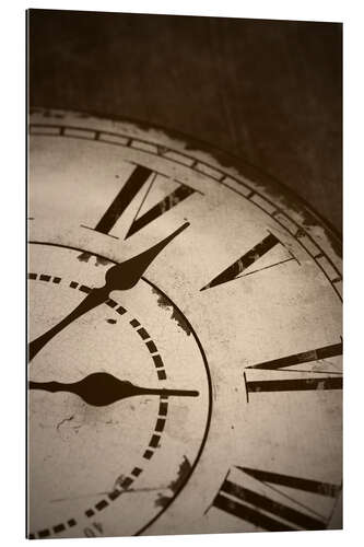 Gallery Print Bild einer alten Vintage-Uhr