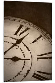 Magnettafel Bild einer alten Vintage-Uhr