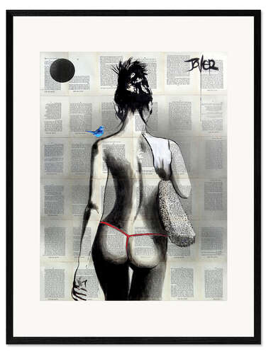 Framed art print new summer