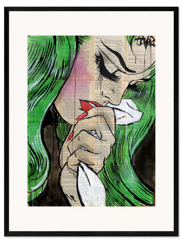 Framed art print Sadness