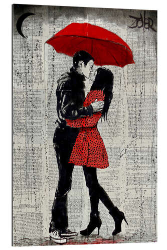 Gallery print rain kisses