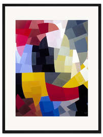 Gerahmter Kunstdruck Komposition, 1935