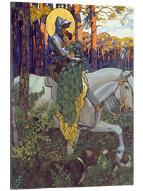 Quadro em alumínio The legend of Saint George, Salvation - Maximilian Liebenwein