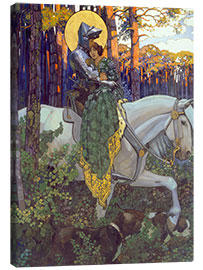 Canvas print The legend of Saint George, Salvation - Maximilian Liebenwein