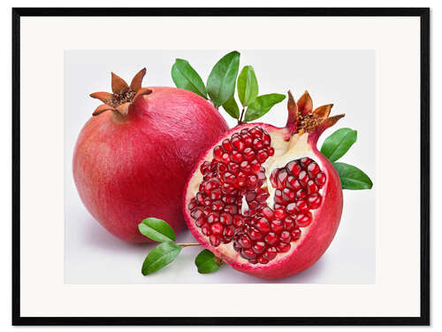 Framed art print pomegranate