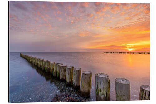 Gallery print Sunrise on the sea Baltic Sea Fehmarn